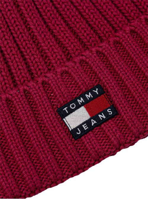 Berretto in cotone con lavorazione a coste Tommy Jeans | AW0AW18979TN6